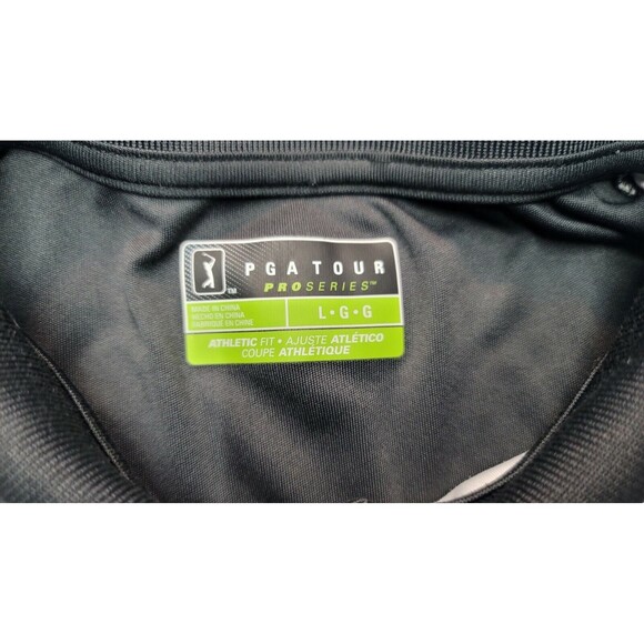 PGA Tour Pro Series Men's Black Polo Shirt Size Large - Picture 3 of 4